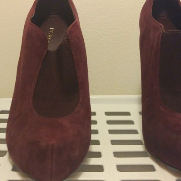BCBG Purple Ankle Suede Booties - Picture 7 of 8